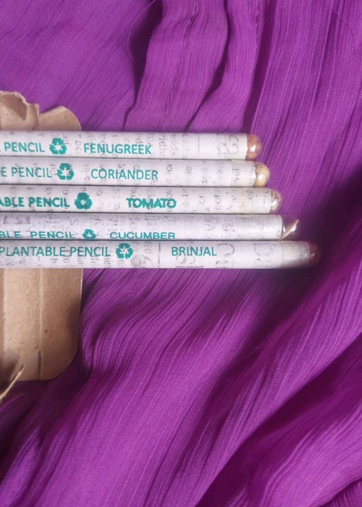 5 Plantable Seeds Pencils