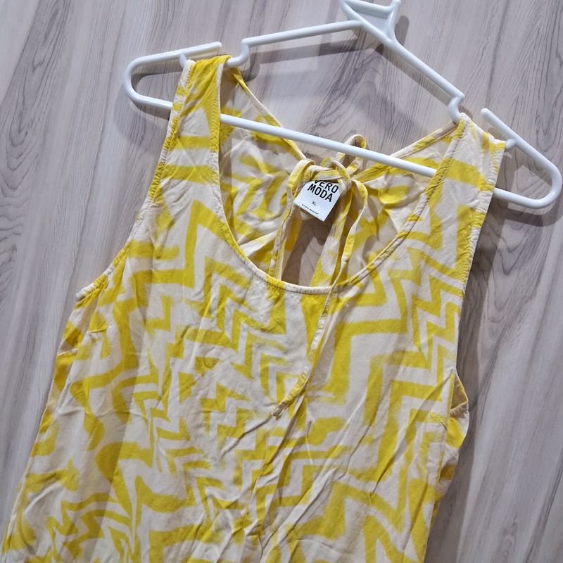 Vero Moda Yellow Jumpsuit