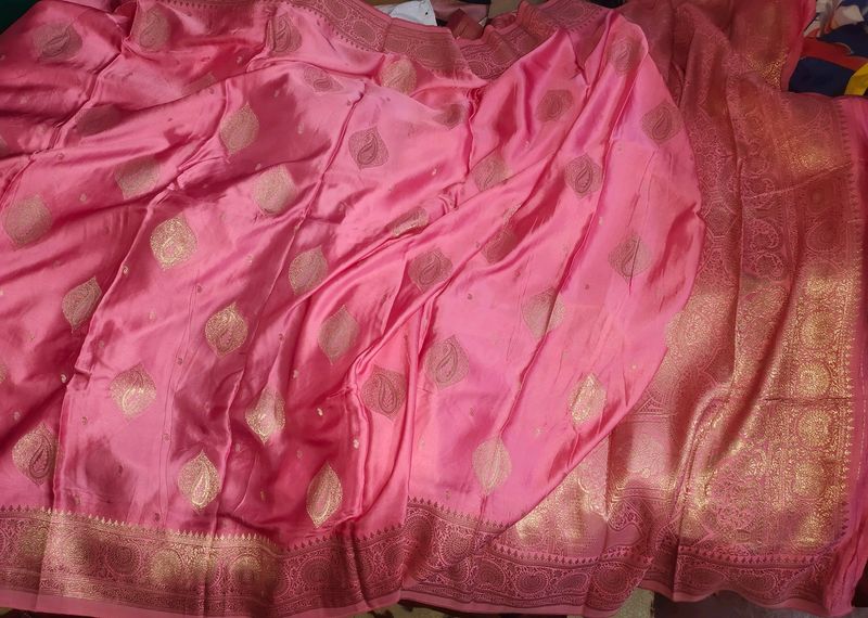 New Pure Mashroo silk Saree