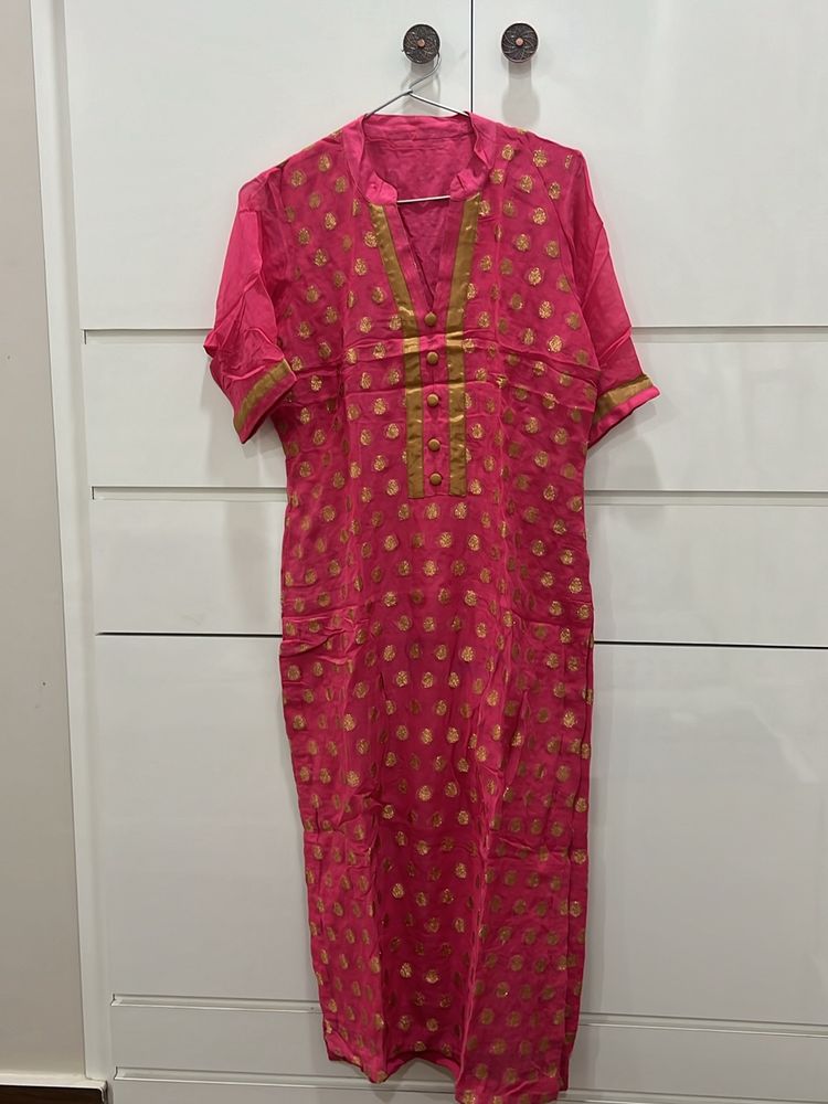 Pink Heavy Kurta