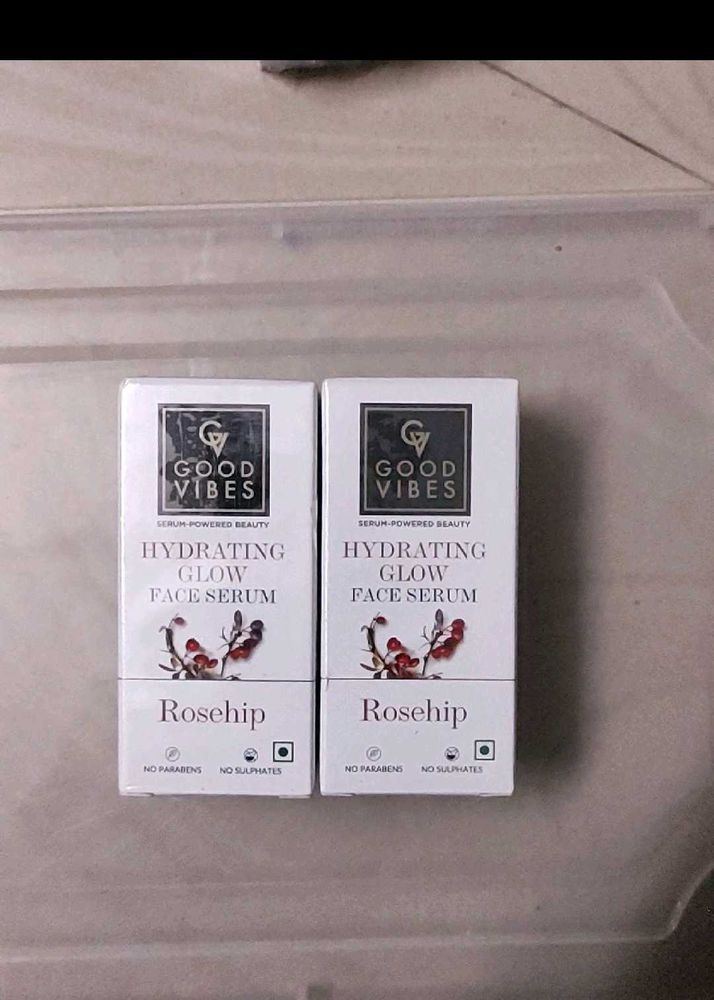 Pack Of 2 Good Vibes Rosehip Face Serum