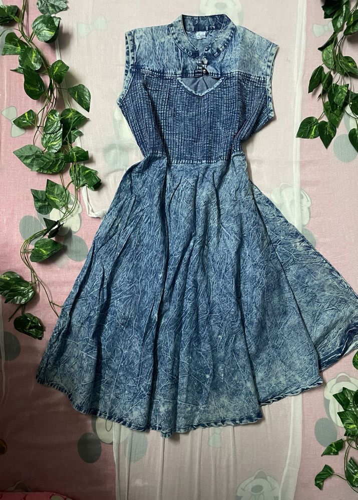 Blue Denim Dress