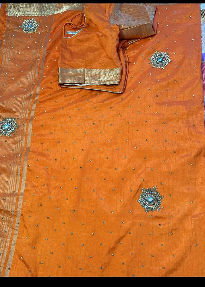 Brand New Heavy Banarasi Silk Saree