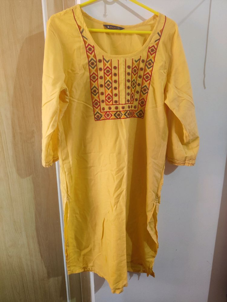 Yellow Kurta