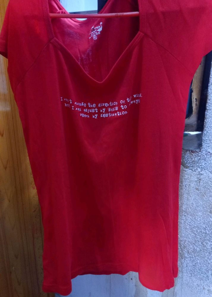 Red Women Tshirt