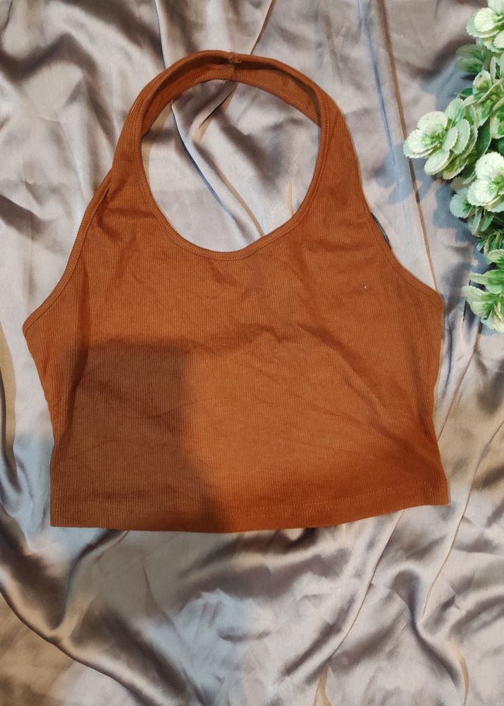 SHEIN ORANGE CROP TOP