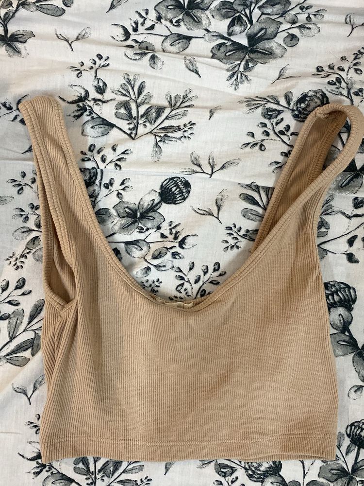 Beige Tank Top