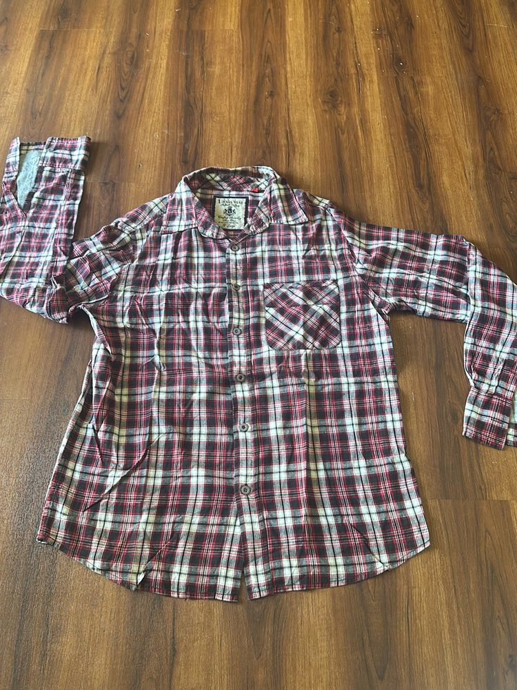 Double sleeve XL size shirt for men