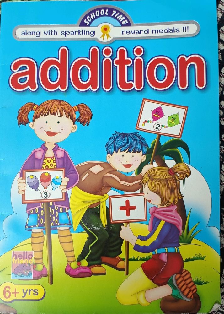 Combo Of Addition Book + Multiplication Activity