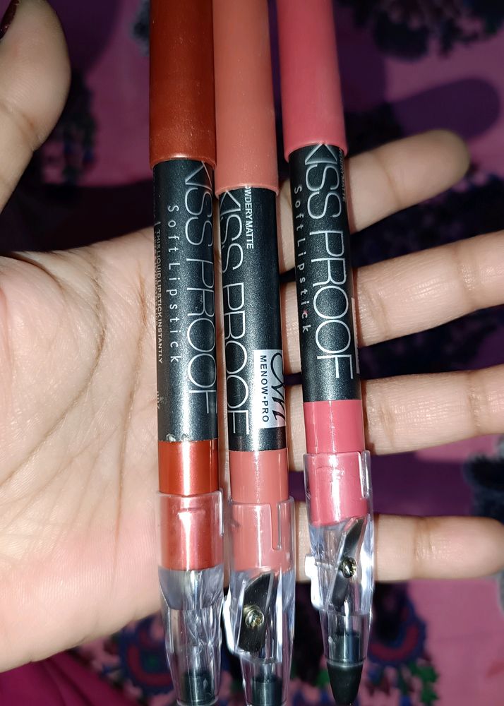 3 Pcs Supermatte Lipstick+ Freebie😍❤