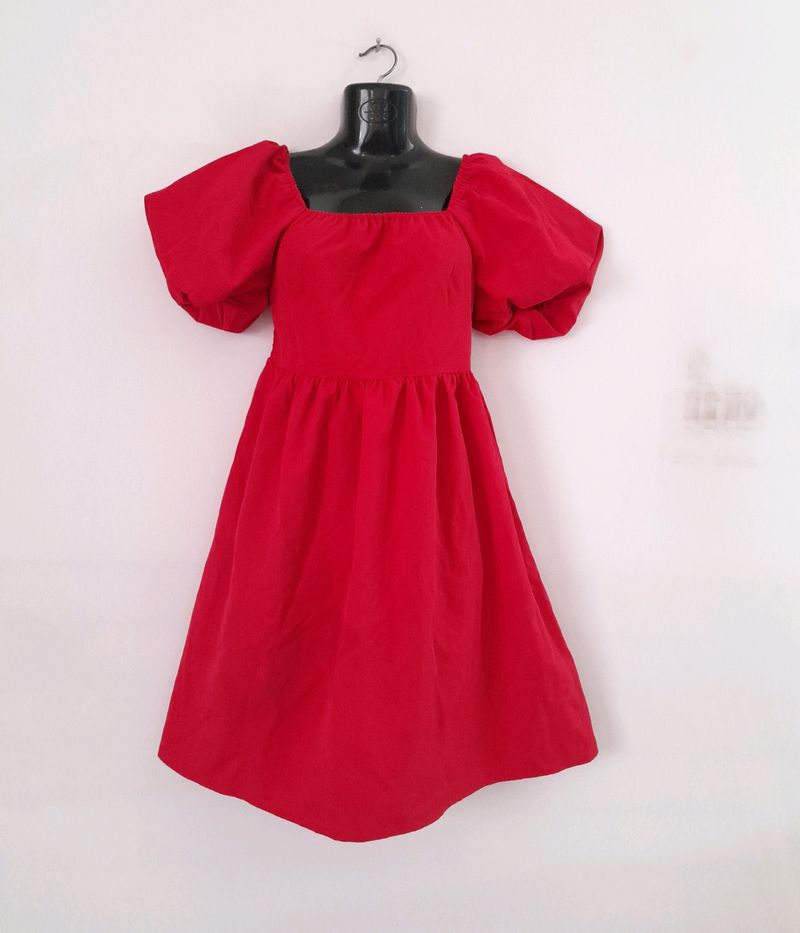 Red Casual Dress (Women's)