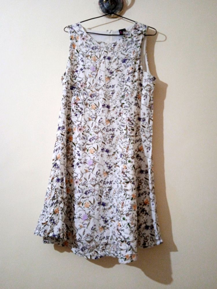 Floral Dress , Size - 32 To 34, Totally New, Never Used