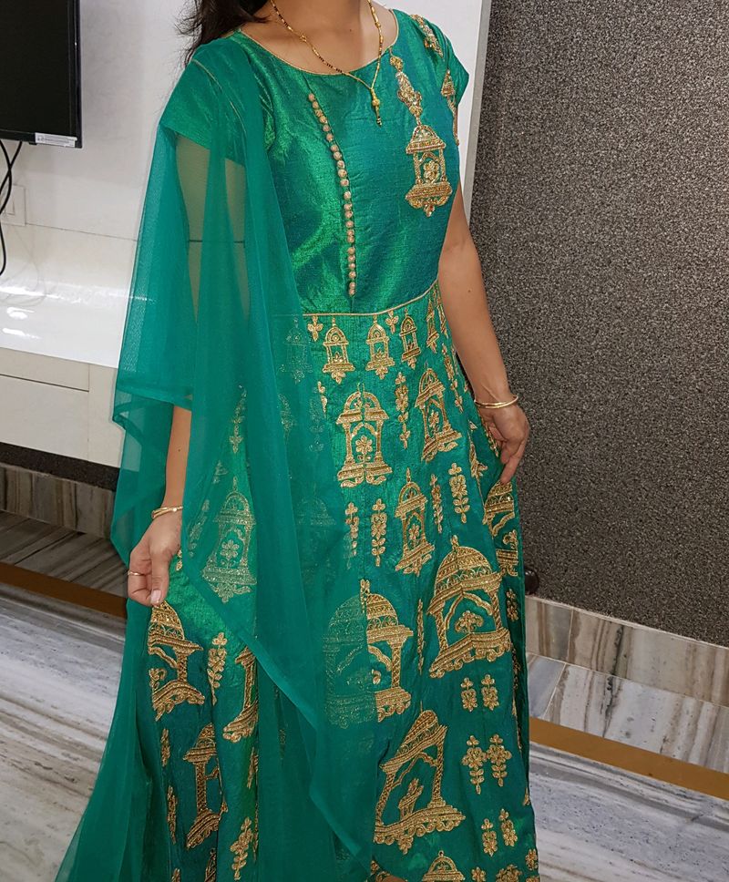 Floor length kurta