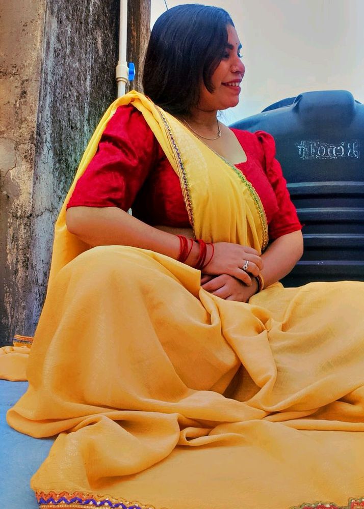 Haldi Ceremony Saree