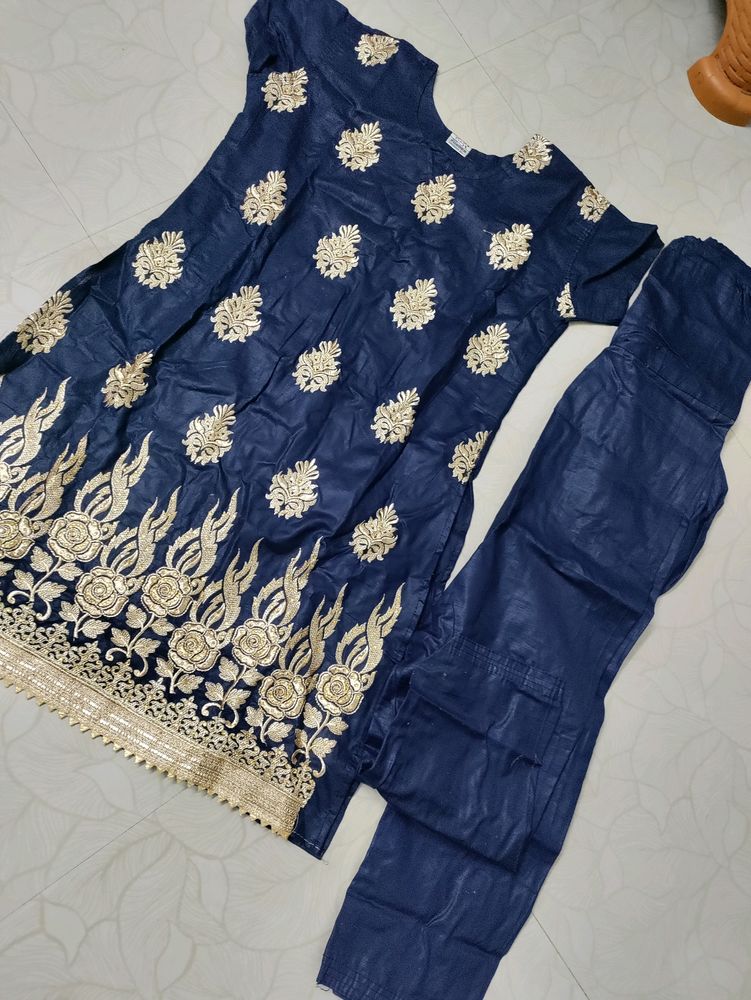 Stone Work Kurti