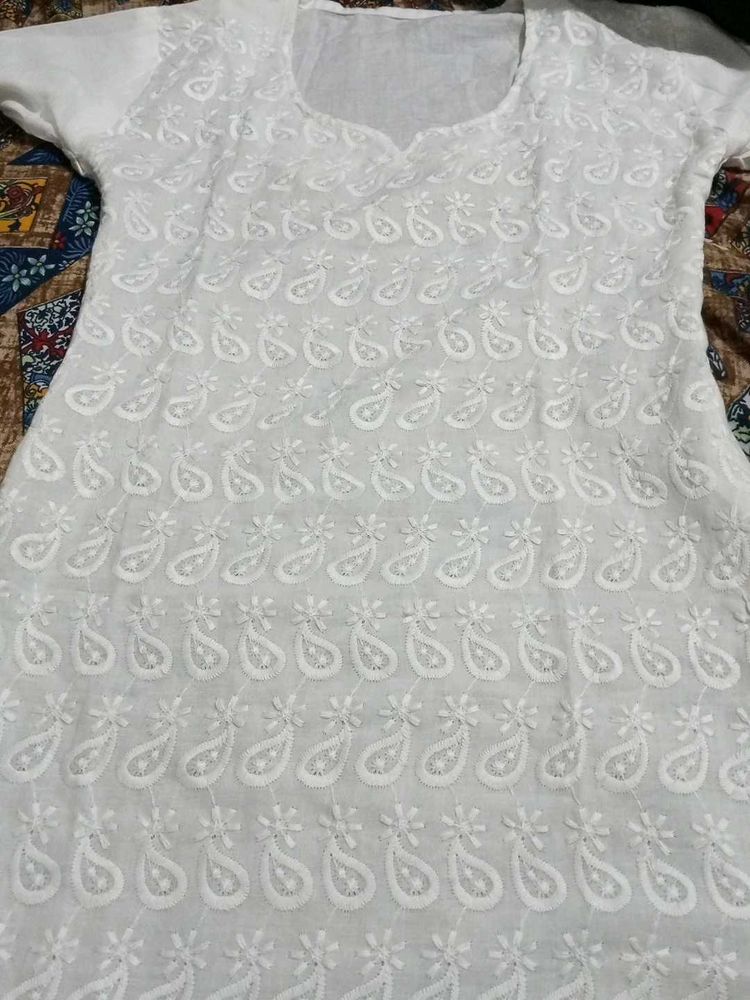 White Women Kurti