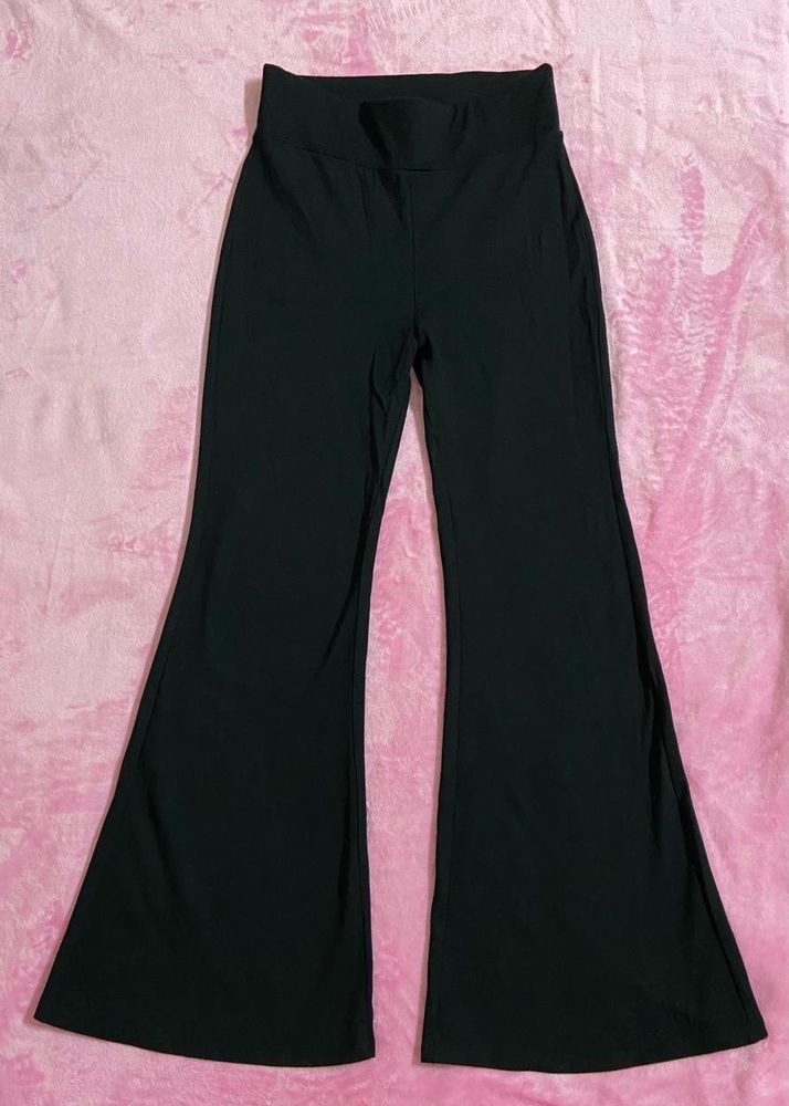 Kazo Black Bootcut Trousers