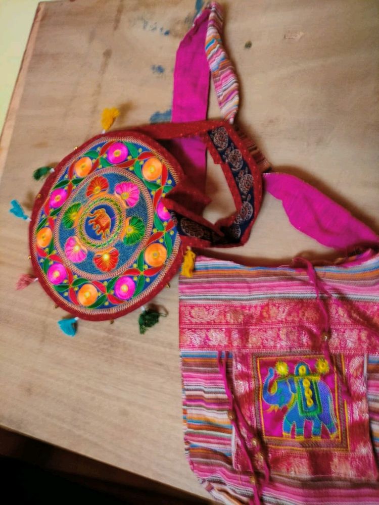 .Beautiful Rajasthani Bag Choose 1.all Colour Avai