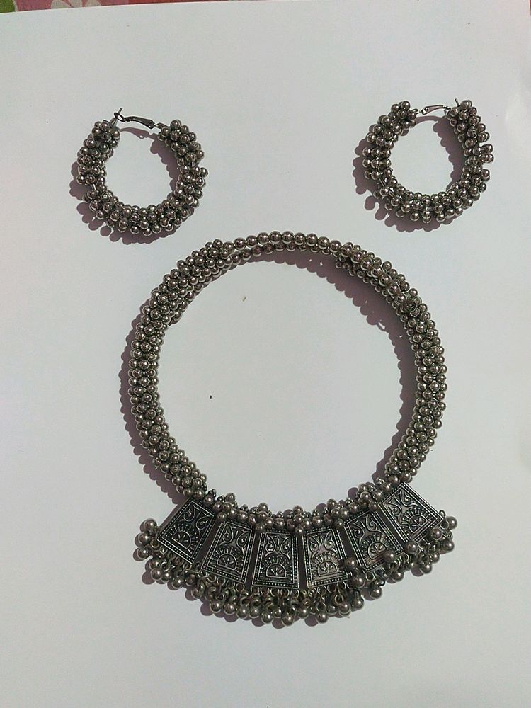 Oxidised Jwellery Set