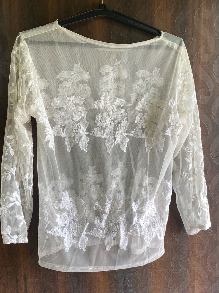 Net Fabric Top