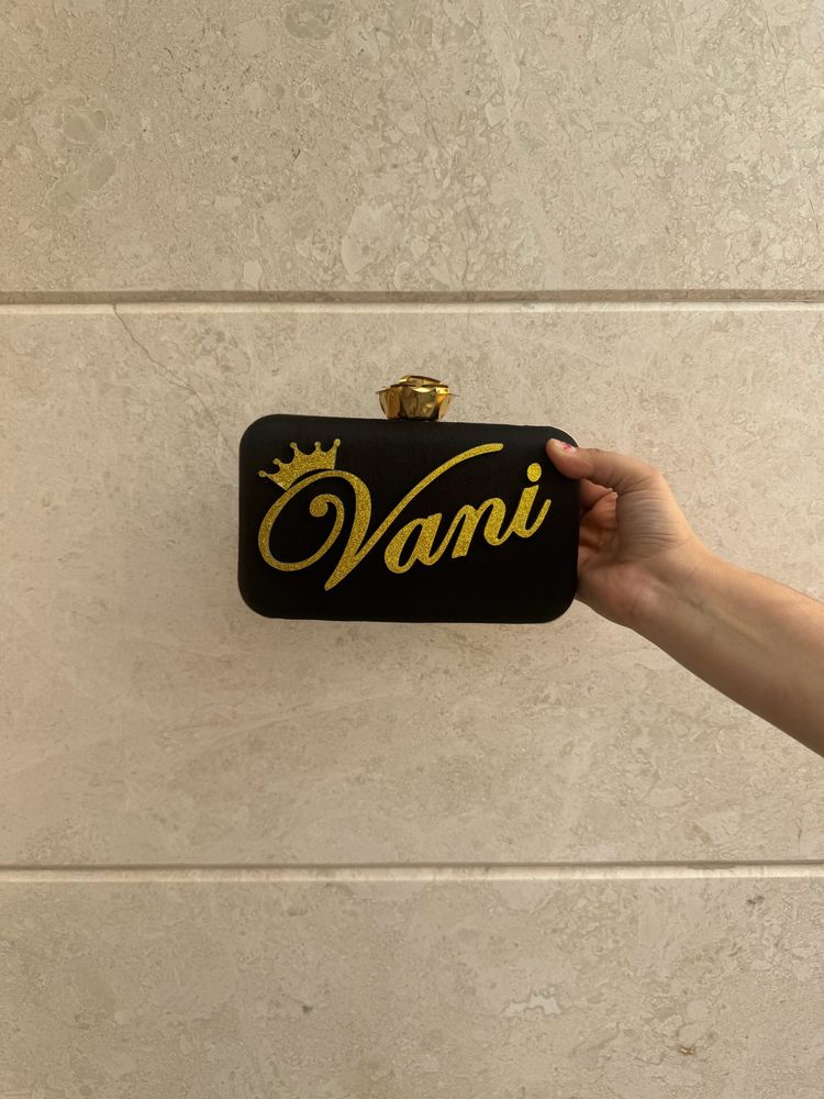 Black Clutch Absolutely New And Personalised