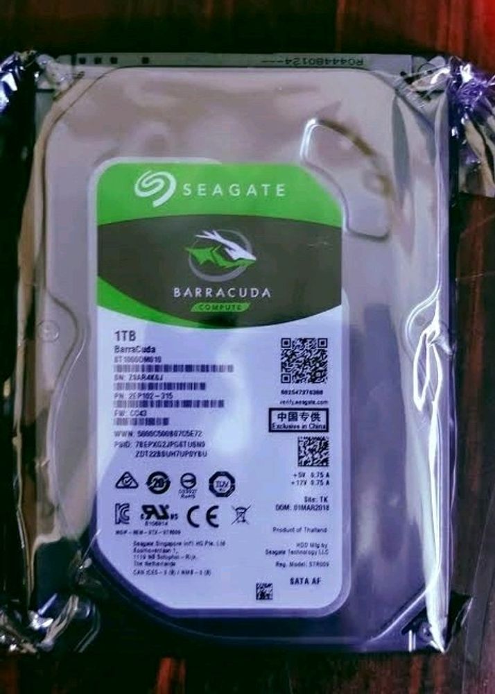 Brand New 1Tb Harddisk