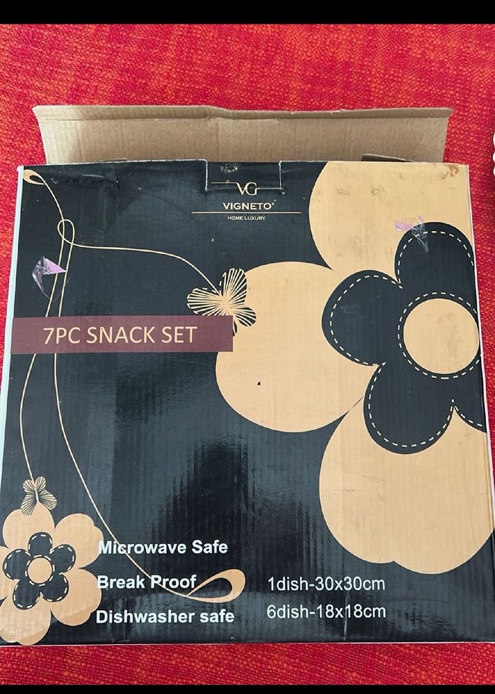 2 Set Of Vigneto 7 Piece SnackSet