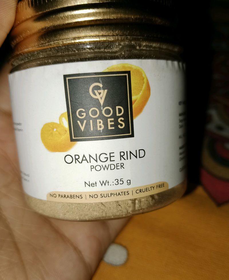 Good Vibes Orange Rind Power