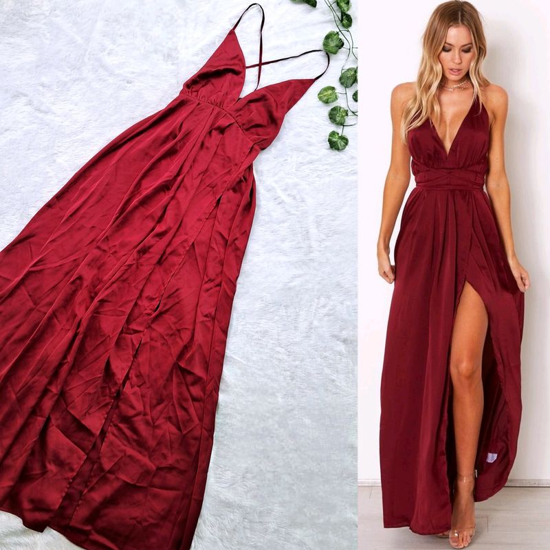 Shein Backless Maxi Dress