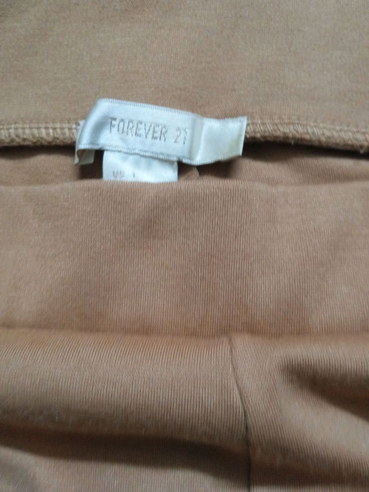 forever 21 beige tregging