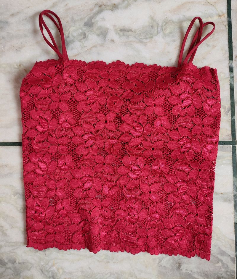 Red Bralette (Size-XS)