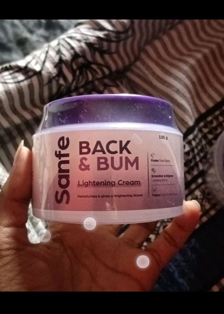 Sanfe Back And Bum Lightening Cream 🥳🥳🎉🎉💝