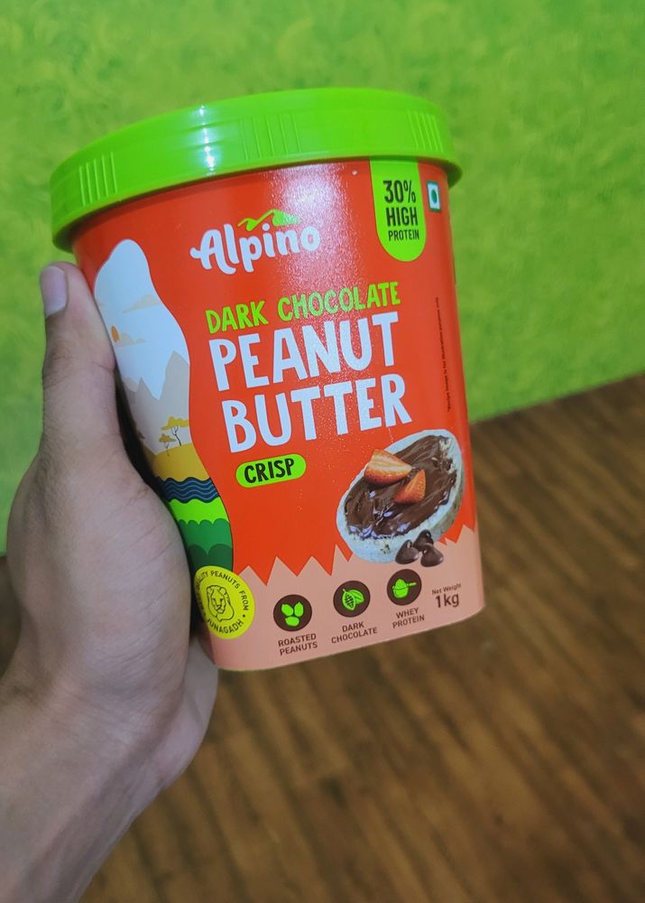 1kg Dark Chocolate Peanut Butter Alpino