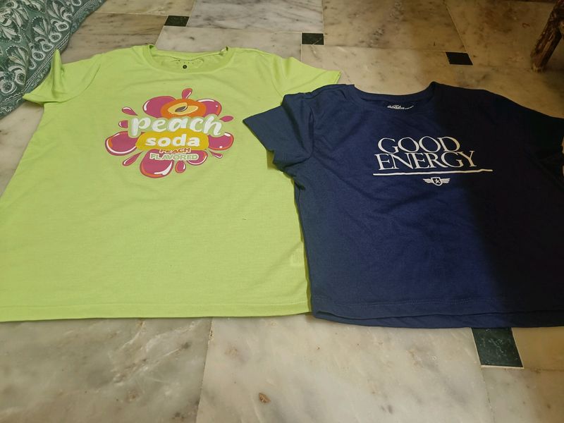 Two Types Of Unused Tee Shirt Branded Both