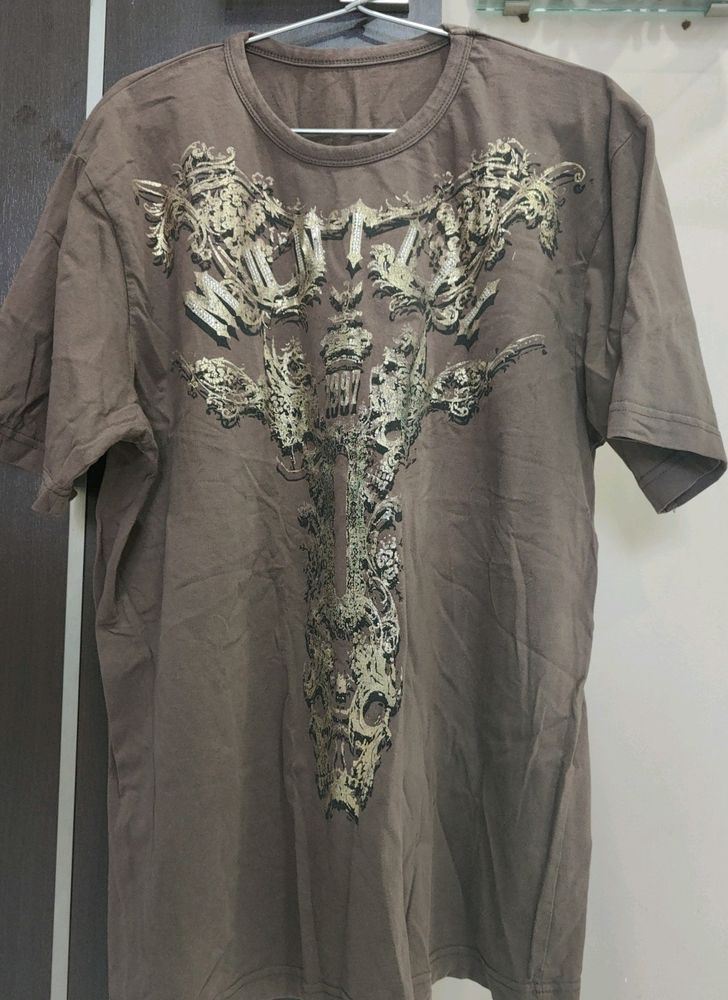 A Printed Men TShirt Size L