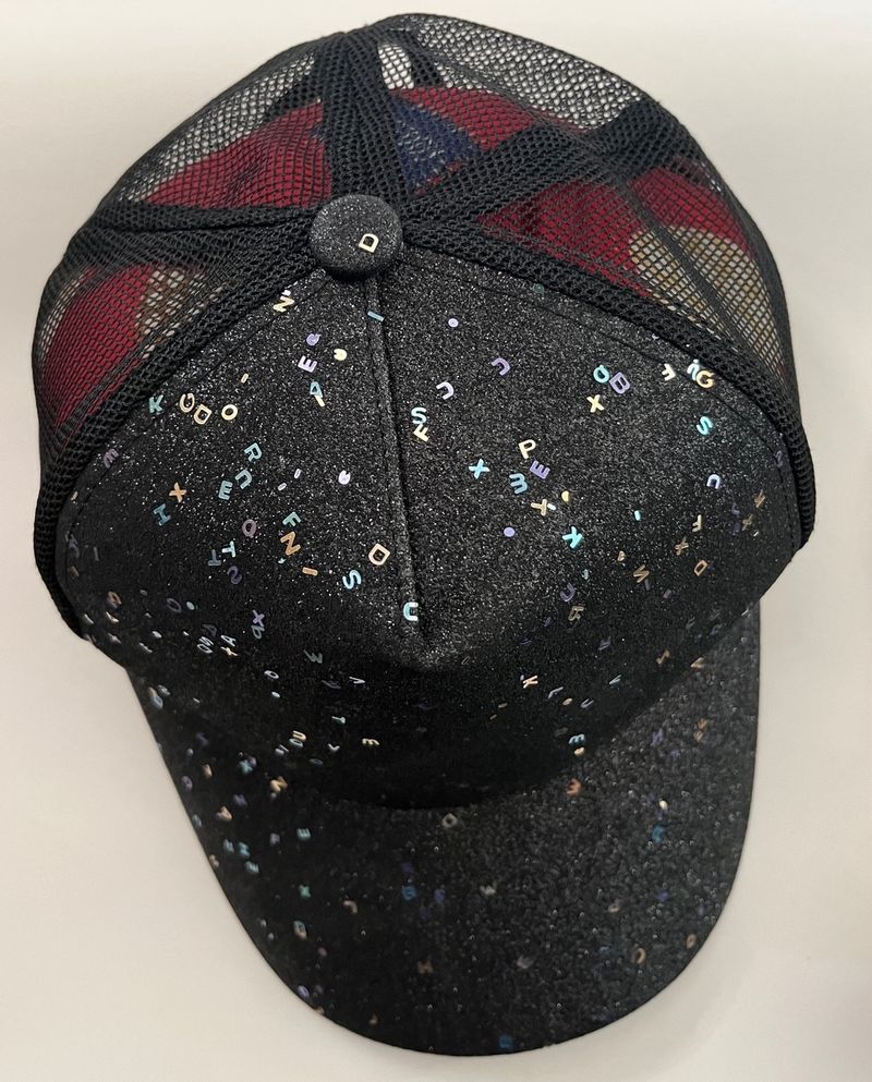 Fancy Black Sports Cap