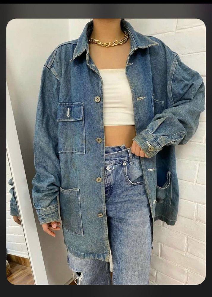 Denim Oversized Jacket