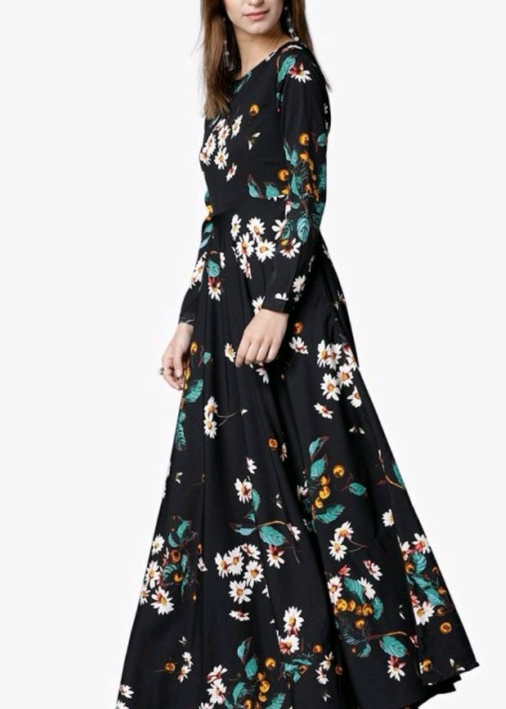 Women Maxi Black Dress