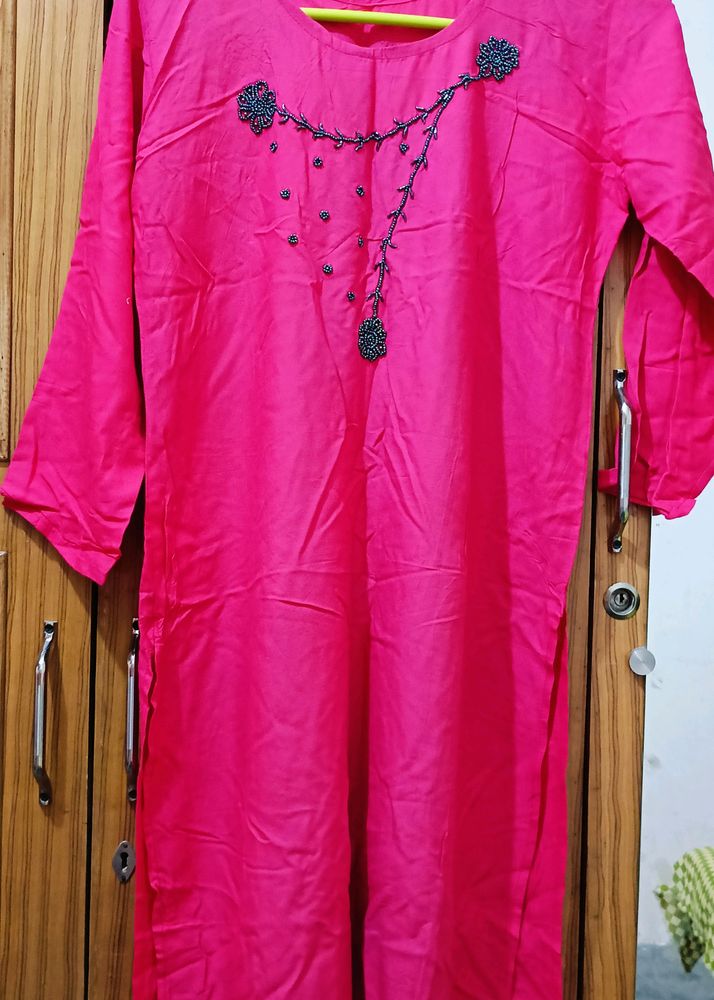 Pink Kurti Summer Sell🎉