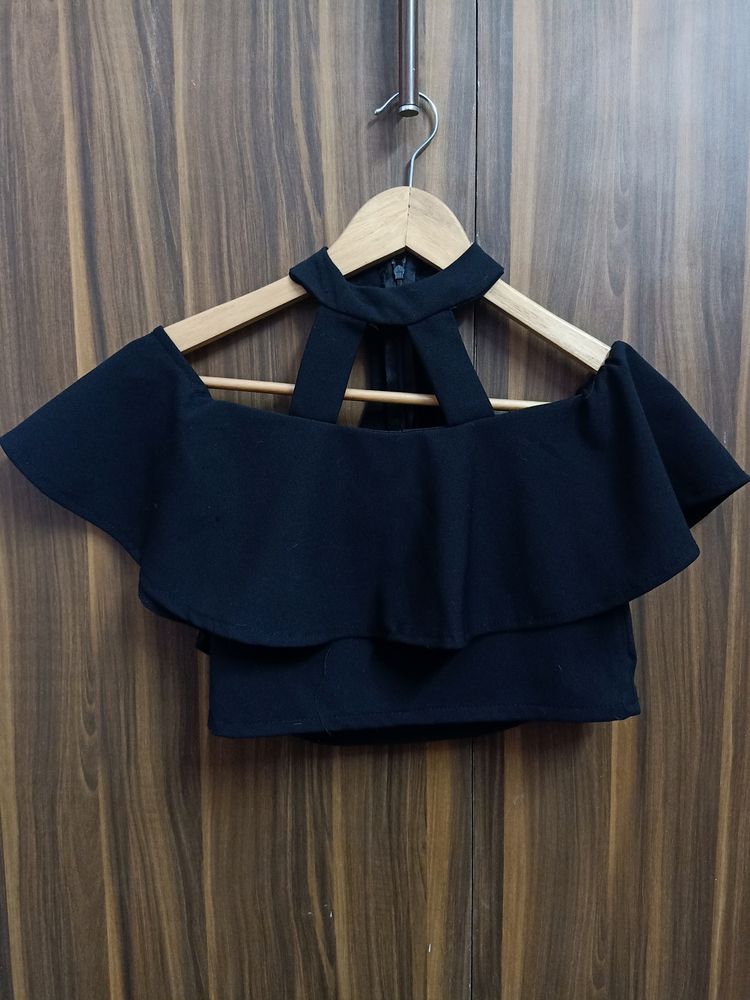 Black Crop Top