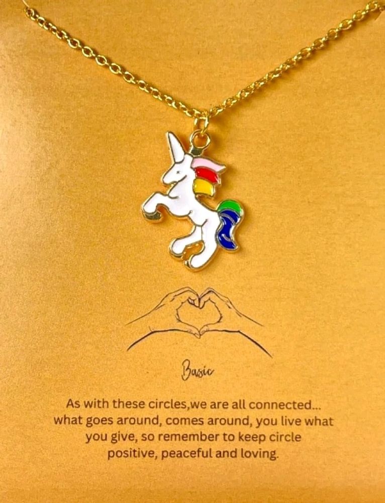 UNICORN 🦄 PENDANT NECKLACE