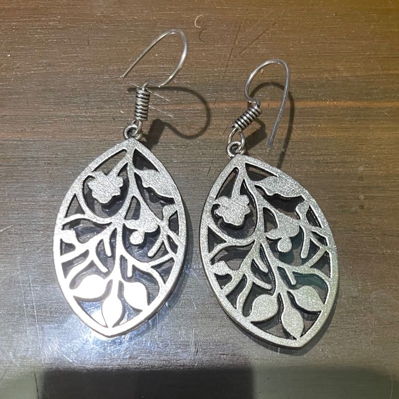 Pure German Silver Earring