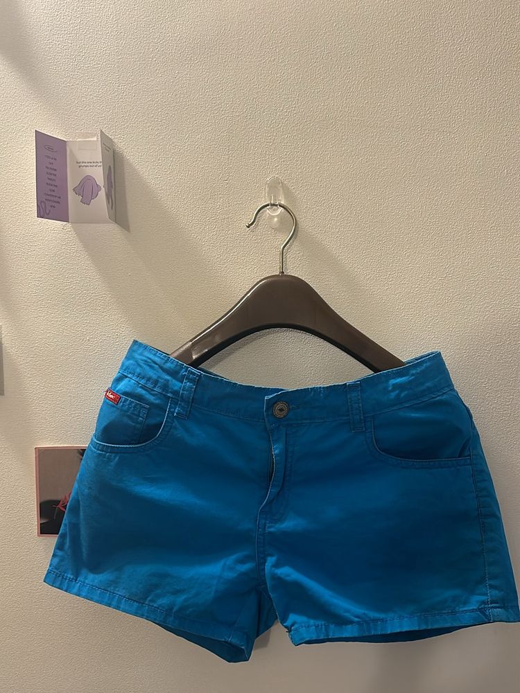 Blue Hot Pants