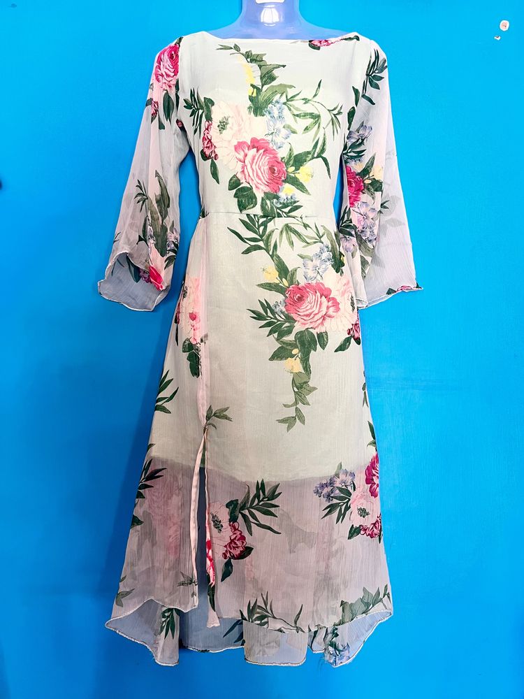 Flowral Print Dress