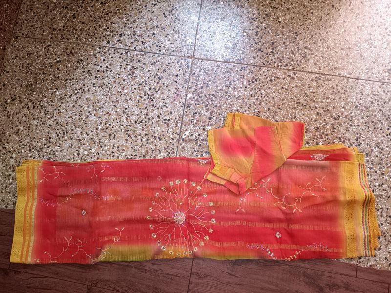 Red Silk Saree