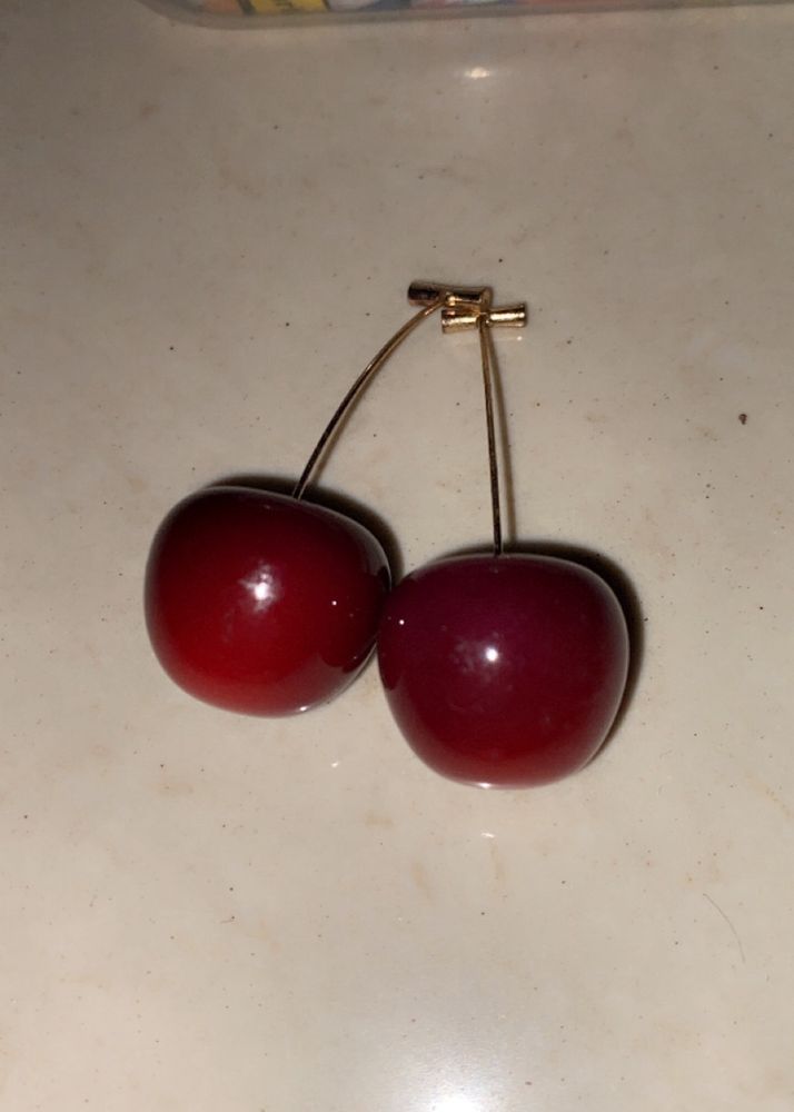 New Trendy Cherry Earrings