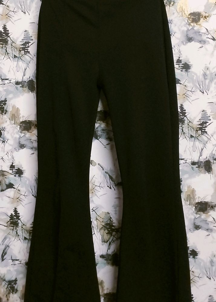 Black Cut Women Pant