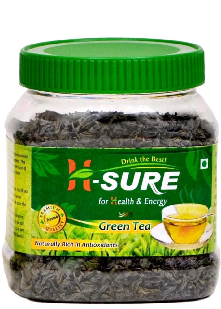 H-Sure Assam Premium Loose Green Tea Leaves | Long