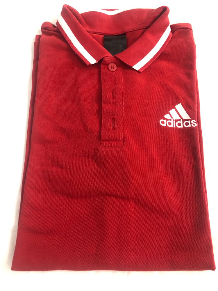 Adidas T-shirt In Mirchi Red Color