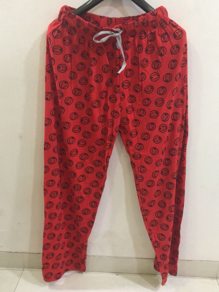 Iron Man Red Long Pyjama Pants For Women